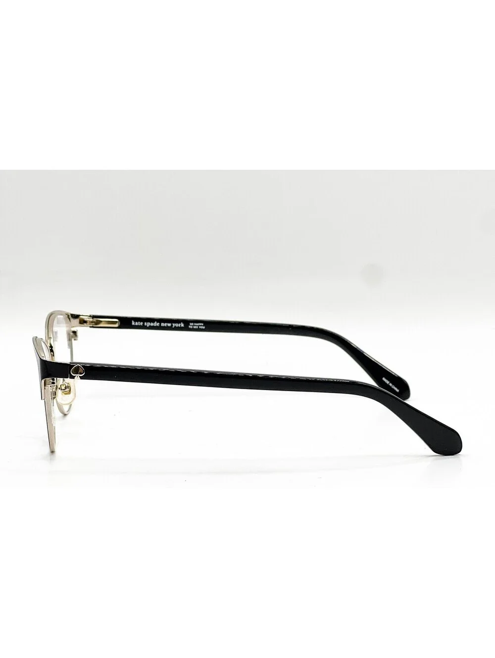 Kate Spade New York Hadlee 807 Black Oval Authentic Eyeglass Frames 52-16